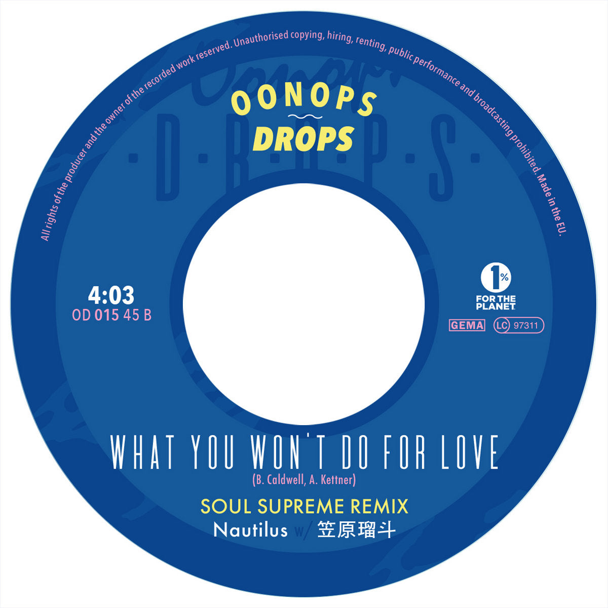 Nautilus - Why I Came to California b/w What You Won't Do For Love (Remix)