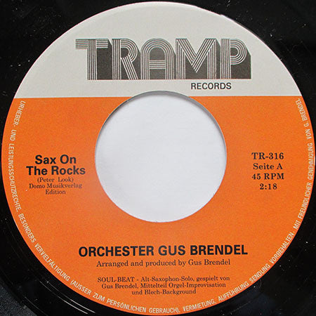 Gus Brendel - Sax On The Rocks b/w Arabian Night