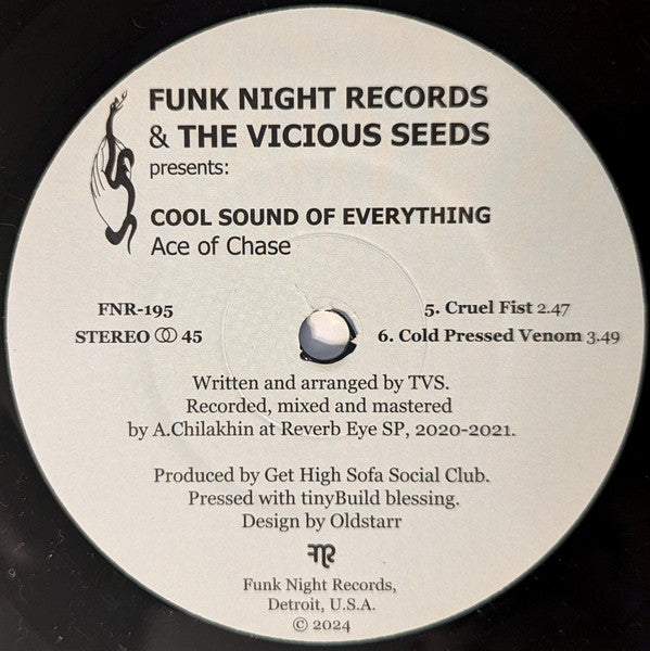 Vicious Seeds, The - Cruel Fist b/w Cold Pressed Venom