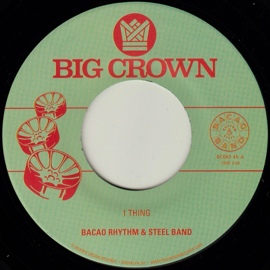 Bacao Rhythm & Steel Band - 1 Thing b/w Hoola Hoop