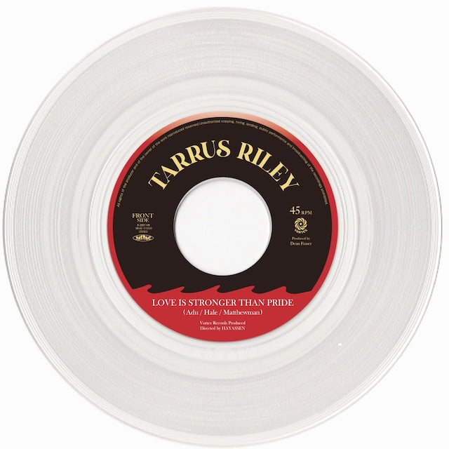 Tarrus Riley - Love is Stronger Than Pride (Clear Vinyl)