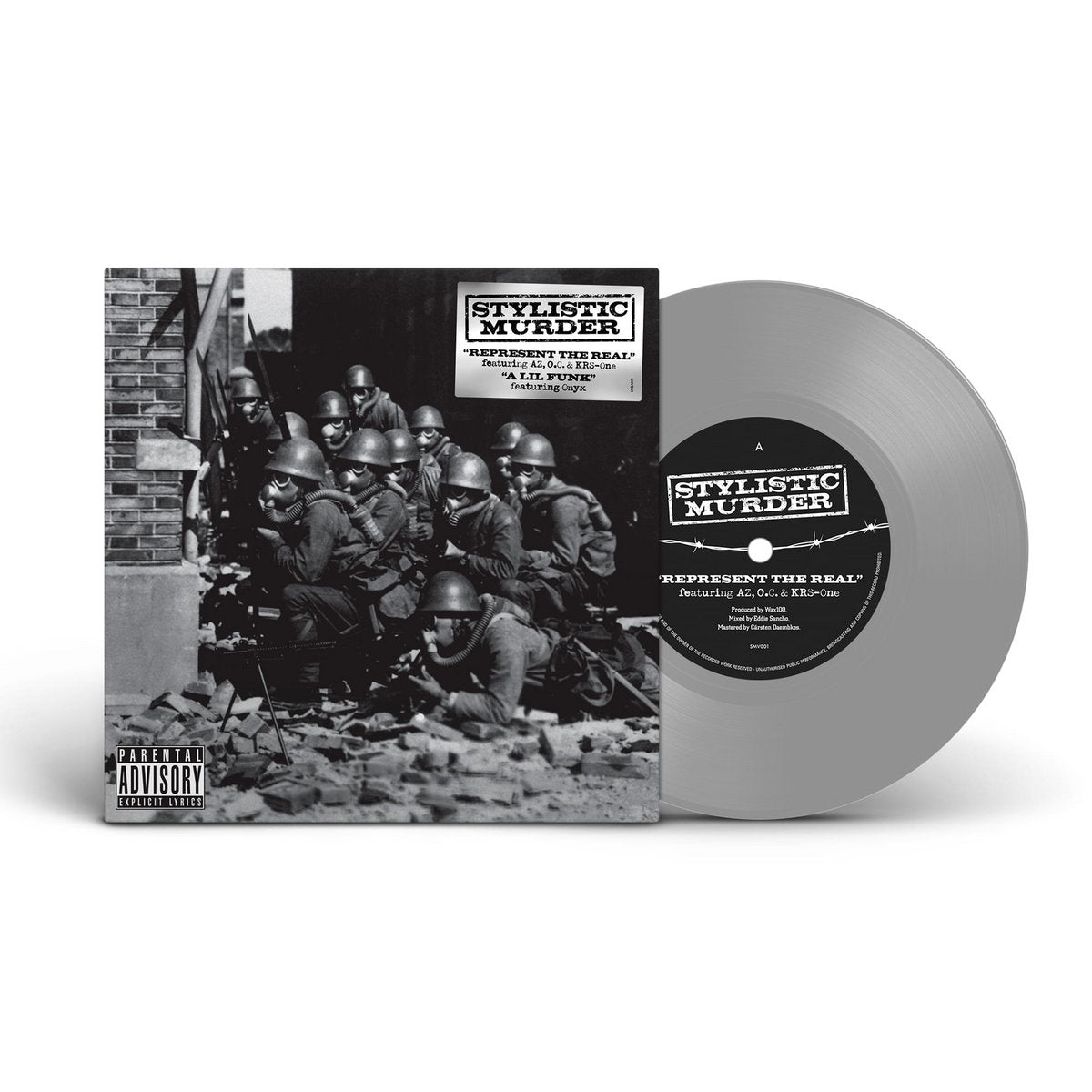 Stylistic Murder - Represent the Real feat. AZ, O.C., & KRS-One b/w A Lil Funk feat. Onyx