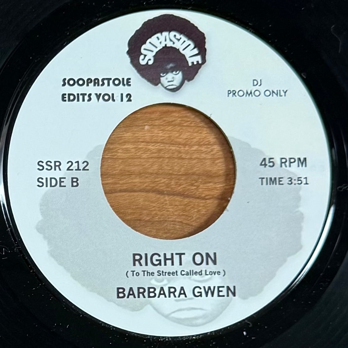 Myra Barnes - The Message From The Soul Sisters b/w Barbara Gwen - Right On