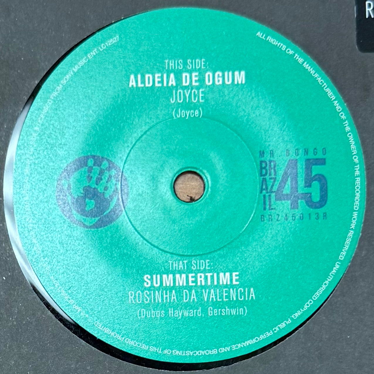 Joyce - Aldeia De Ogum b/w Rosinha Da Valencia - Summertime