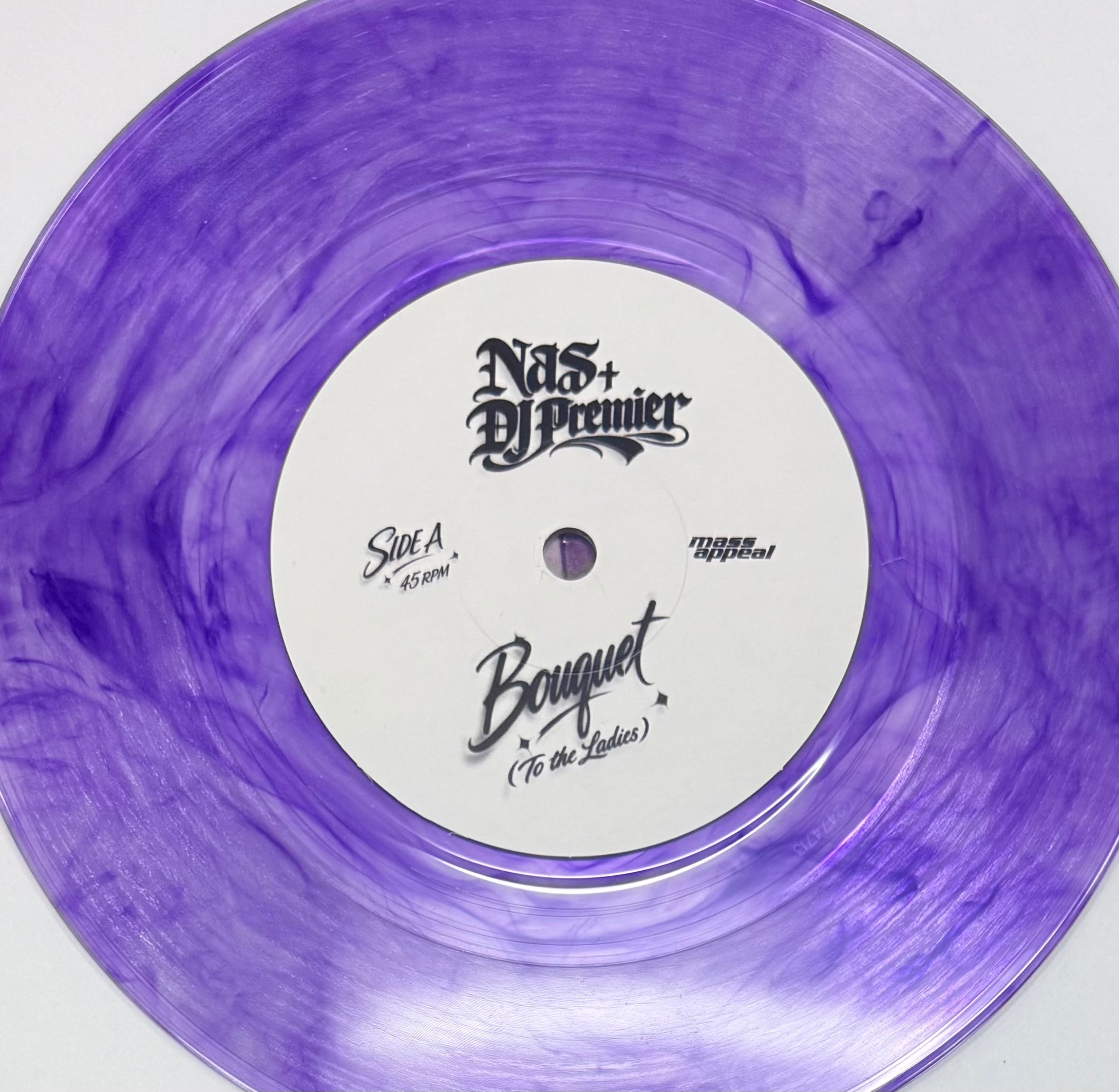 Nas & DJ Premier - Bouquet b/w Inst (Purple Vinyl) (7")
