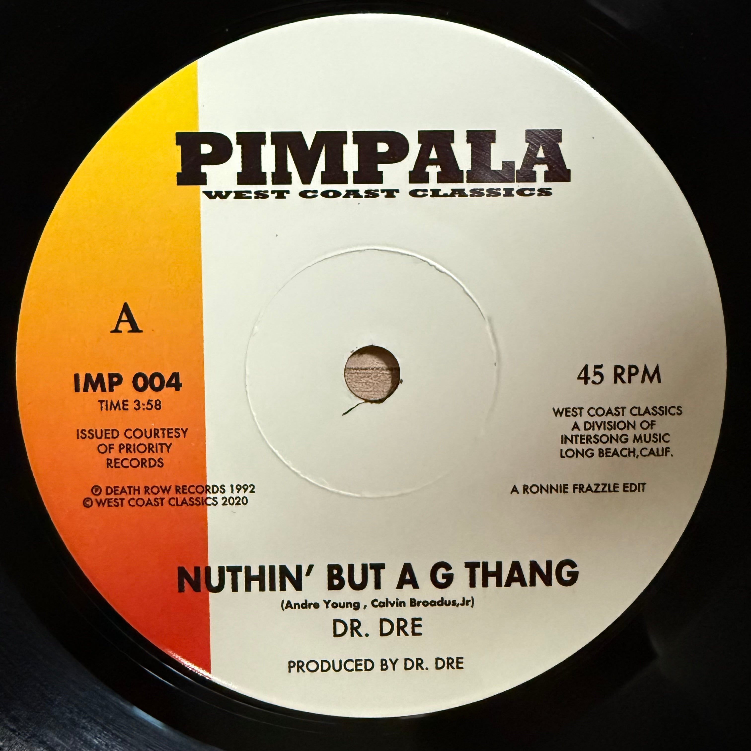 Dr. Dre - Nuthin' But A G Thang b/w The Lady of Rage - Afro Puffs (7")