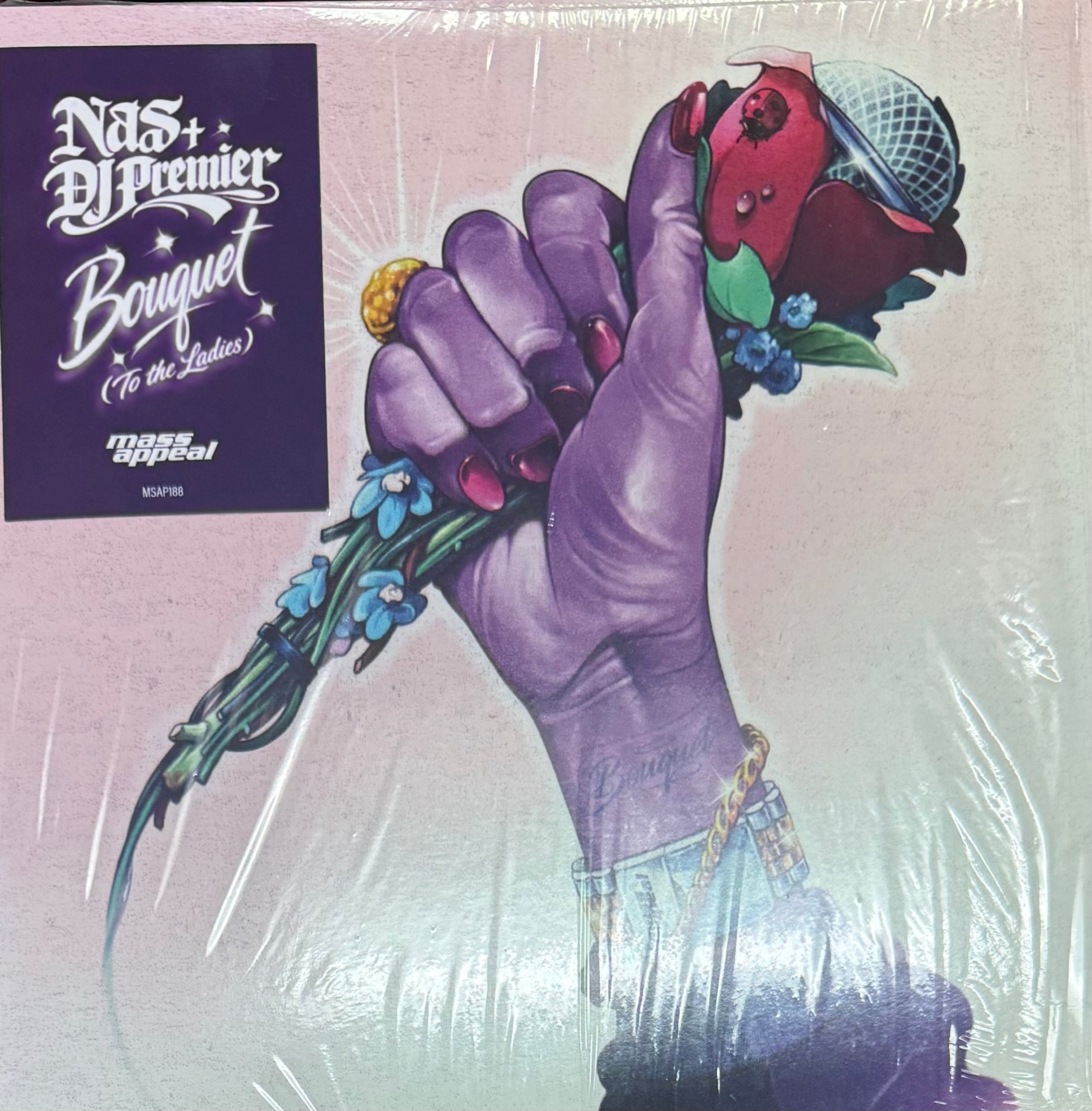 Nas & DJ Premier - Bouquet b/w Inst (Purple Vinyl) (7")
