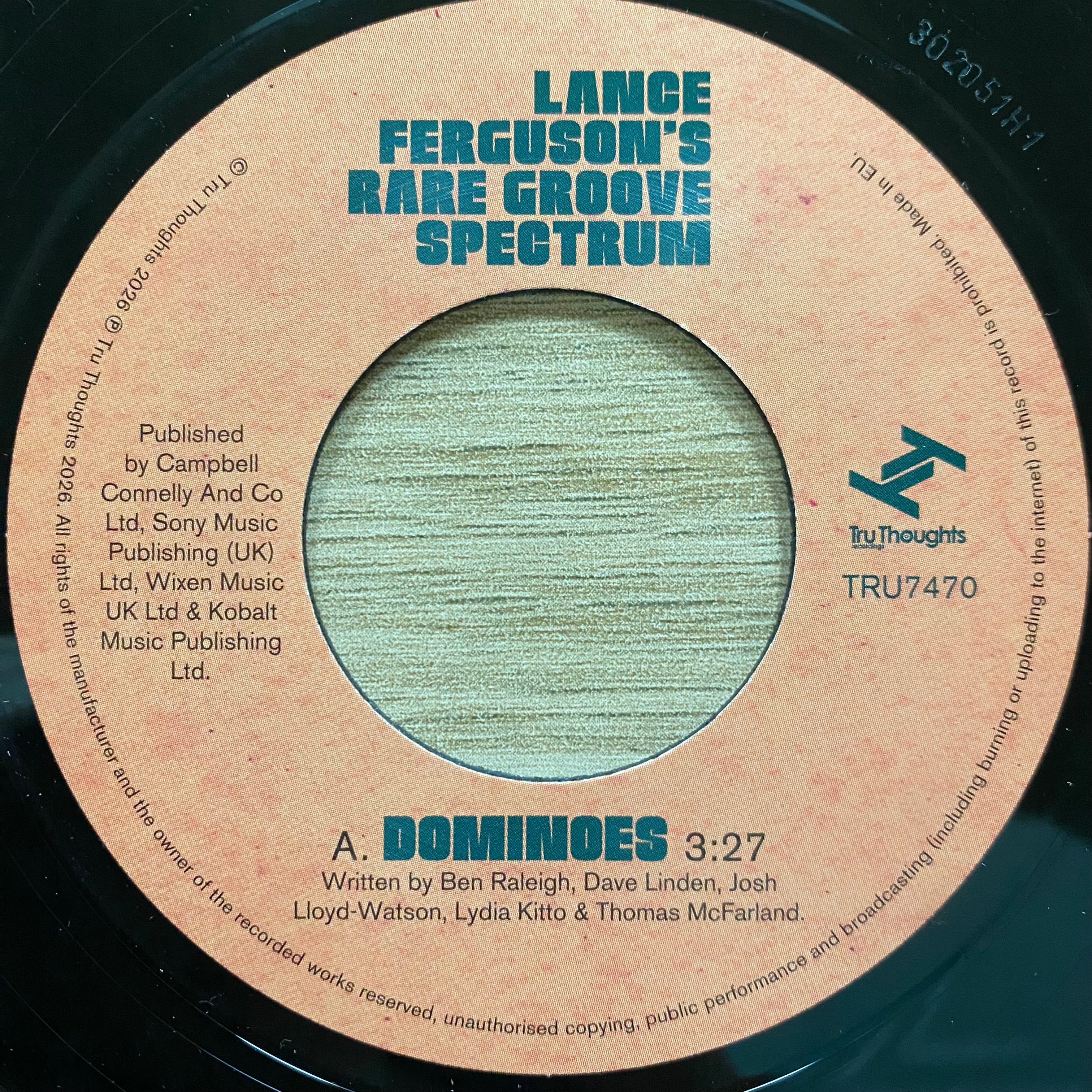 Lance Ferguson's Rare Groove Spectrum - Dominoes b/w Cold Beer (7")