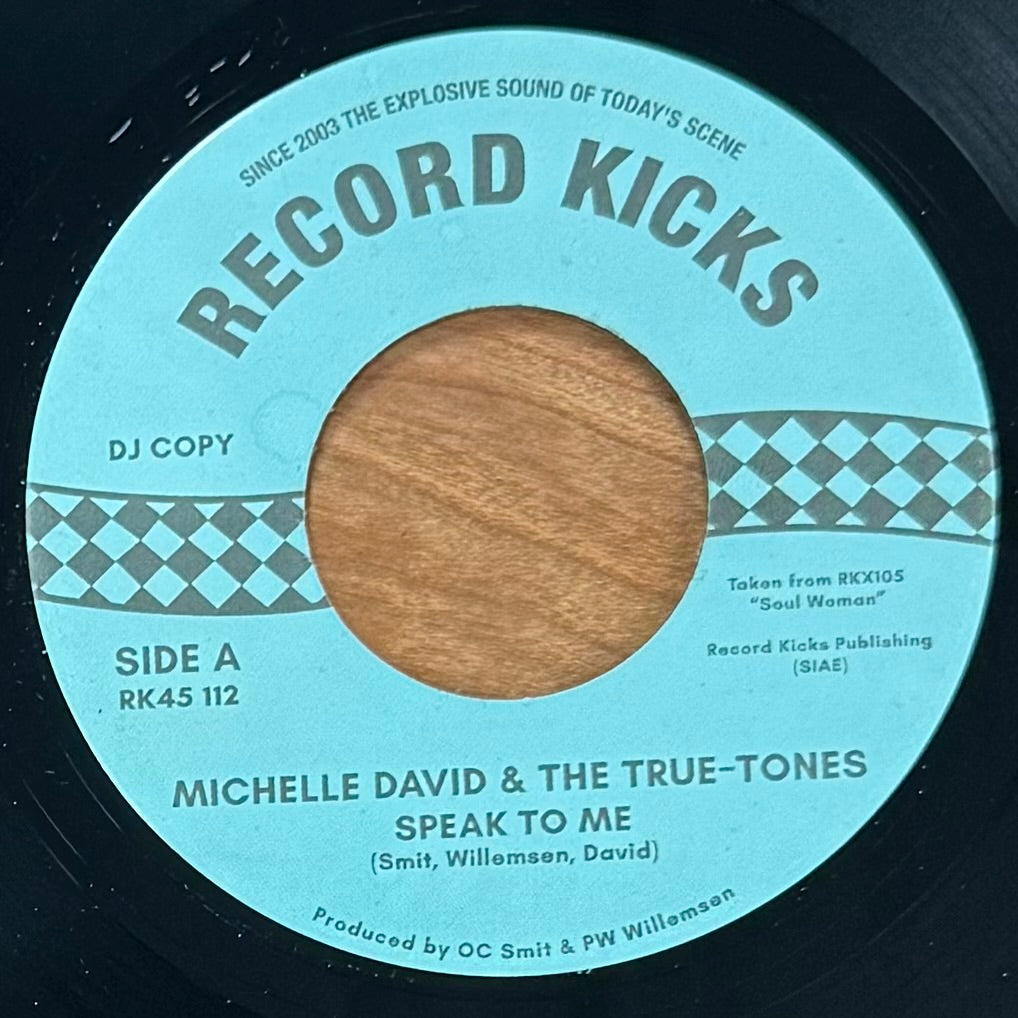 Michelle David & The True-Tones - Speak To Me b/w Running