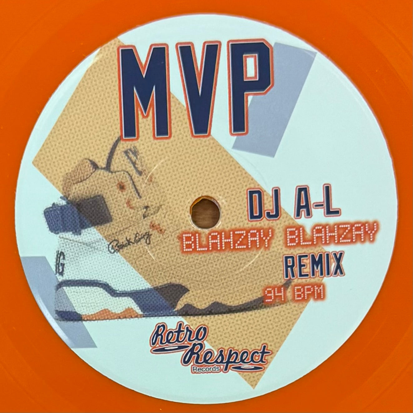 DJ A-L - MVP (Remix) b/w Jump Around (Remix) (Orange Vinyl)