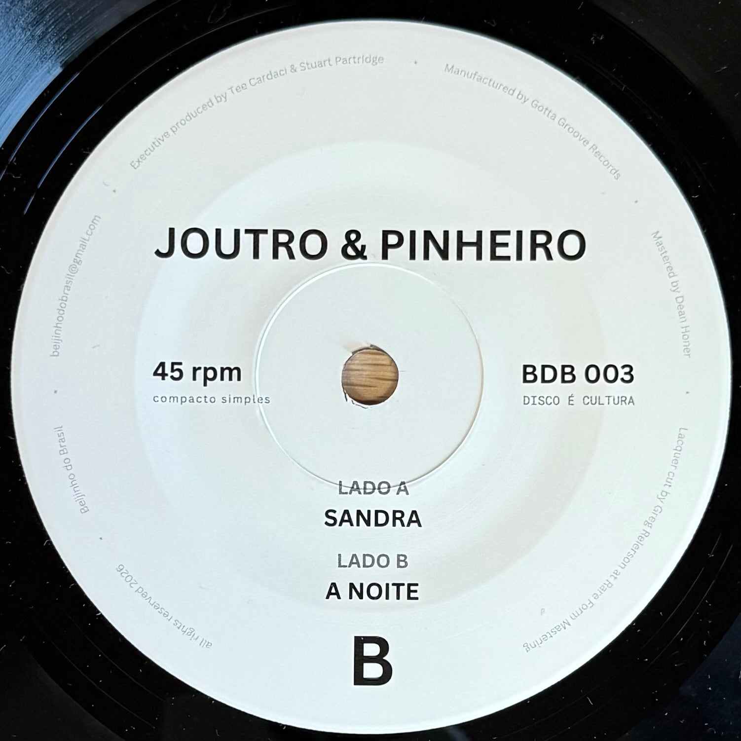 Joutro & Pinheiro - Sandra b/w A Noite (7")