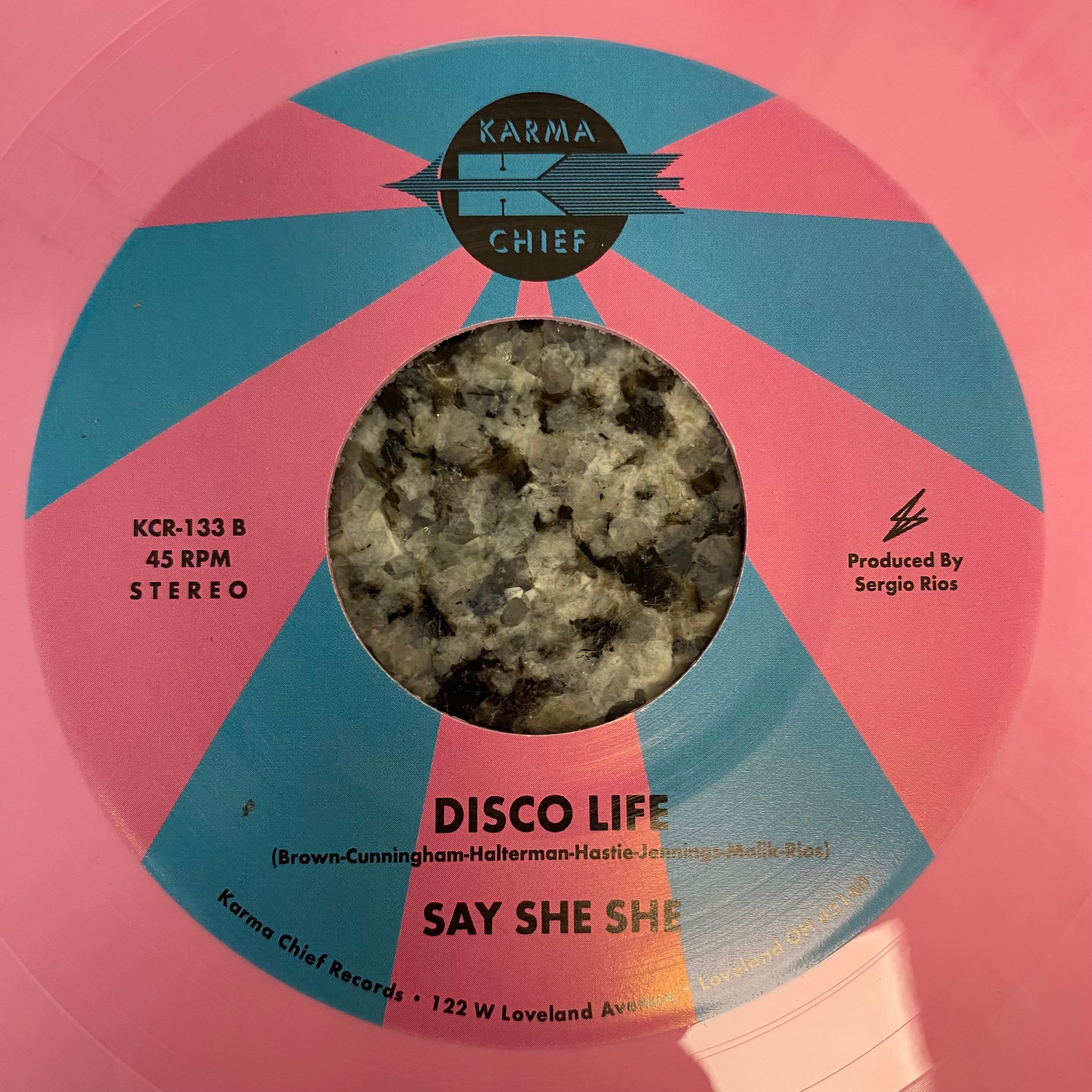 Say She She - Cut & Rewind b/w Disco Life (Pink Vinyl) (7")