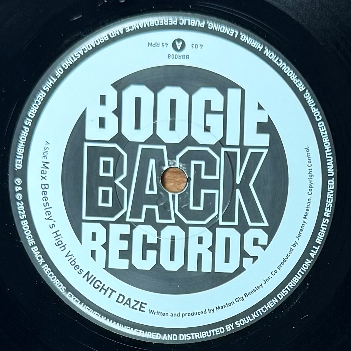 Max Beesley's High Vibes - Night Daze b/w Painful Truth feat. Omar