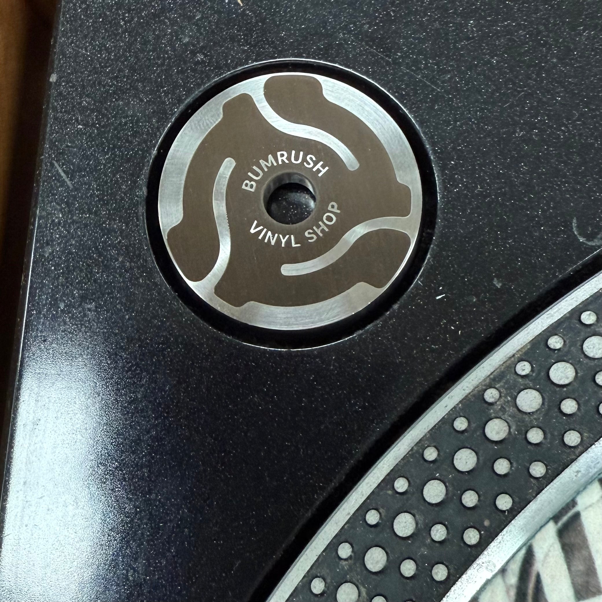 45 Adapter - Adapter Logo - Sure Shot Model 8 - Stainless Steel