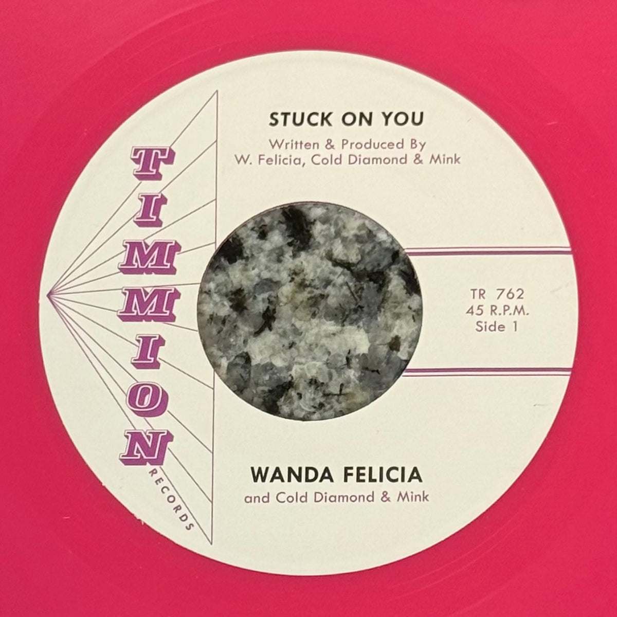 Wanda Felicia and Cold Diamind & Mink - Stuck On You b/w Flowers In The Garden