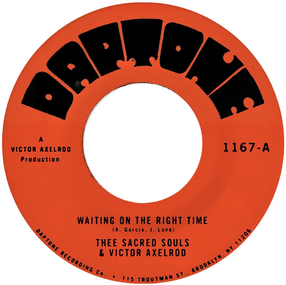 the album cover for Thee Sacred Souls - Waiting On The Right Time B/W Waiting #2