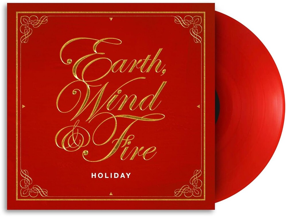 the album cover for Earth, Wind & Fire - Holiday [Translucent Ruby]