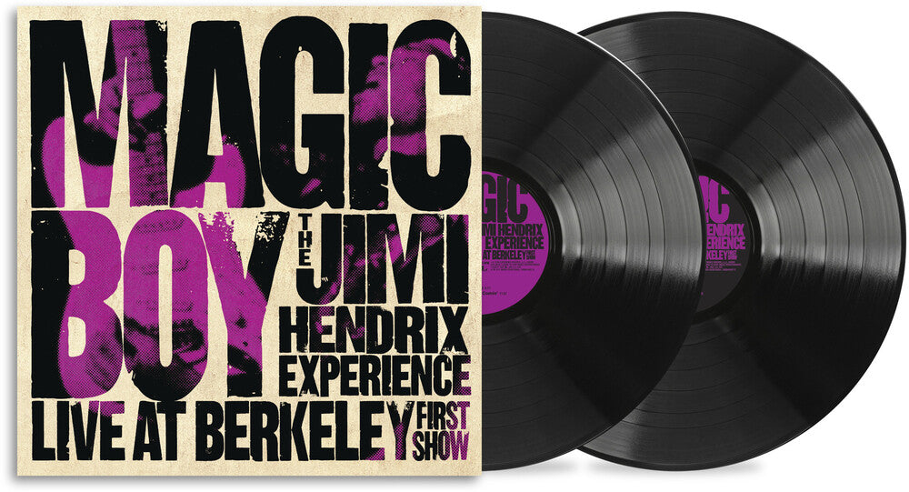 the album cover for Jimi Hendrix Experience - Magic Boy: The Jimi Hendrix Experience Live At