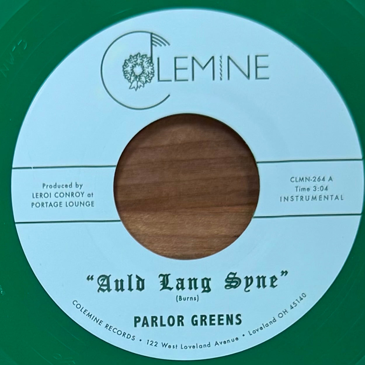 Parlor Greens - Auld Land Syne b/w Everyday Will Be Like A Holiday
