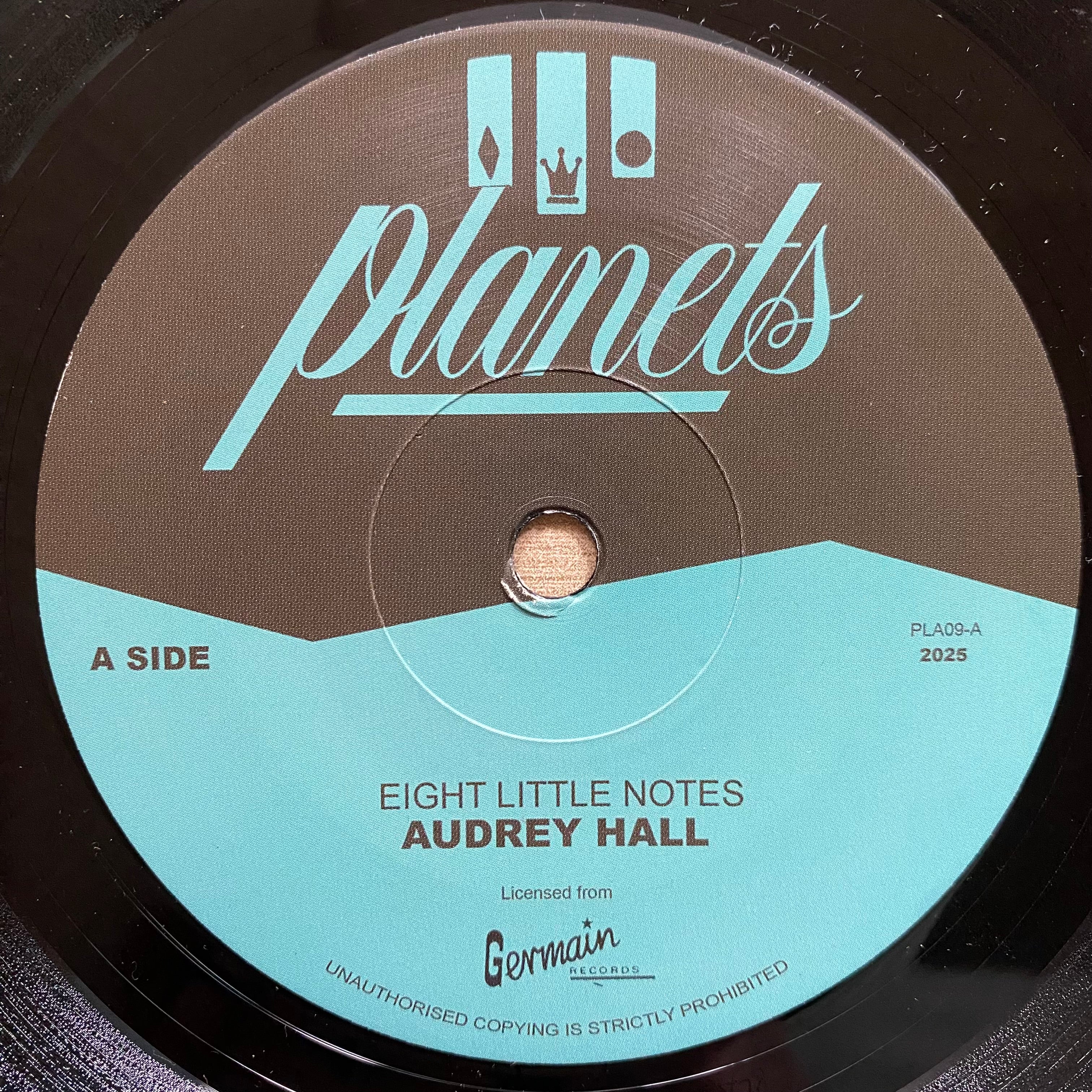 Audrey Hall - Eight Little Notes b/w Notes In Dub (7")