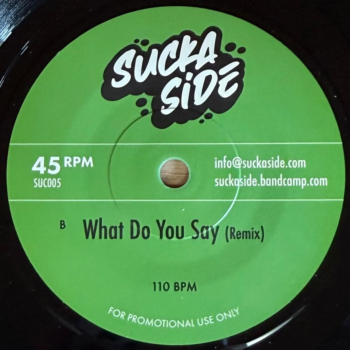 Suckaside - Pink + White (Remix) b/w What Do You Say (Remix) (7")
