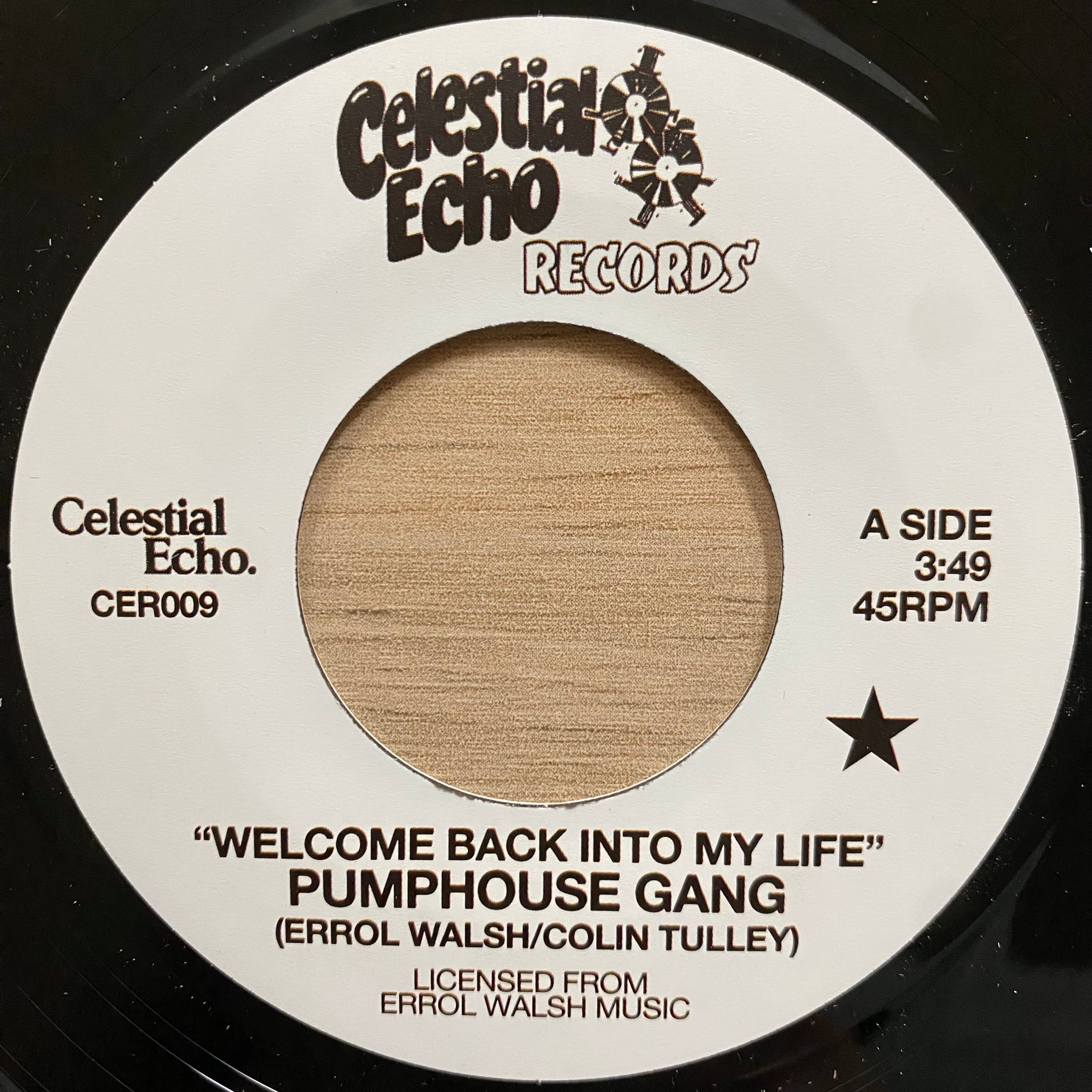 Pumperhouse Gang - Welcome Back Into My Life b/w Medlar Reprise Edit (7")