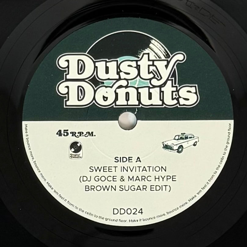 DJ Goce & Marc Hype - Sweet Invitation b/w DJ Goce & DJ Chvare - Cosmic Conversation (Black Vinyl)
