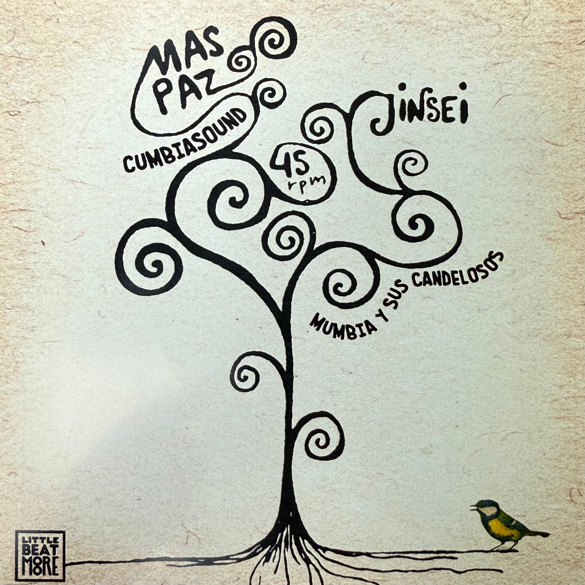 Cumbiasound - Mas Paz b/w Junsei (Yellow Vinyl)