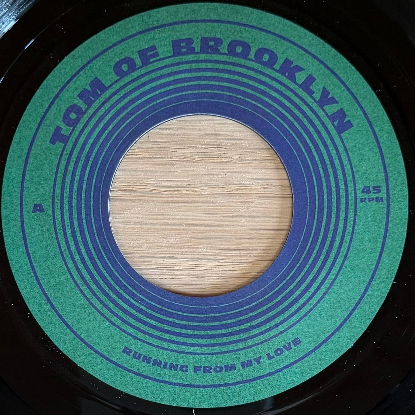 Tom Of Brooklyn - Running From My Love b/w Spend All My Time Loving You (7")