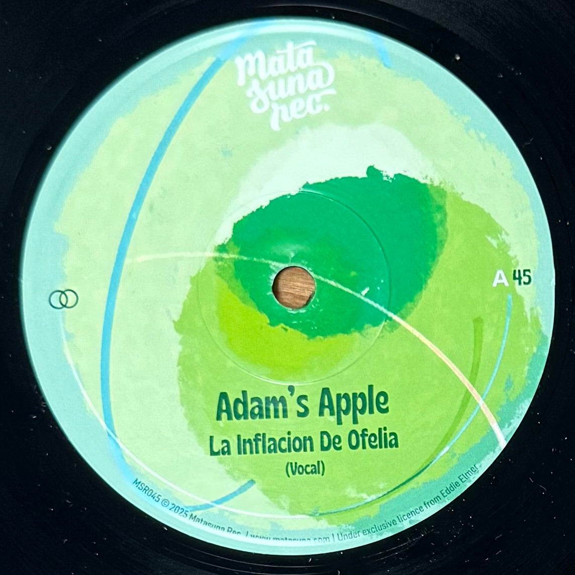 Adam's Apple - La Inflacion De Ofelia b/w Inst