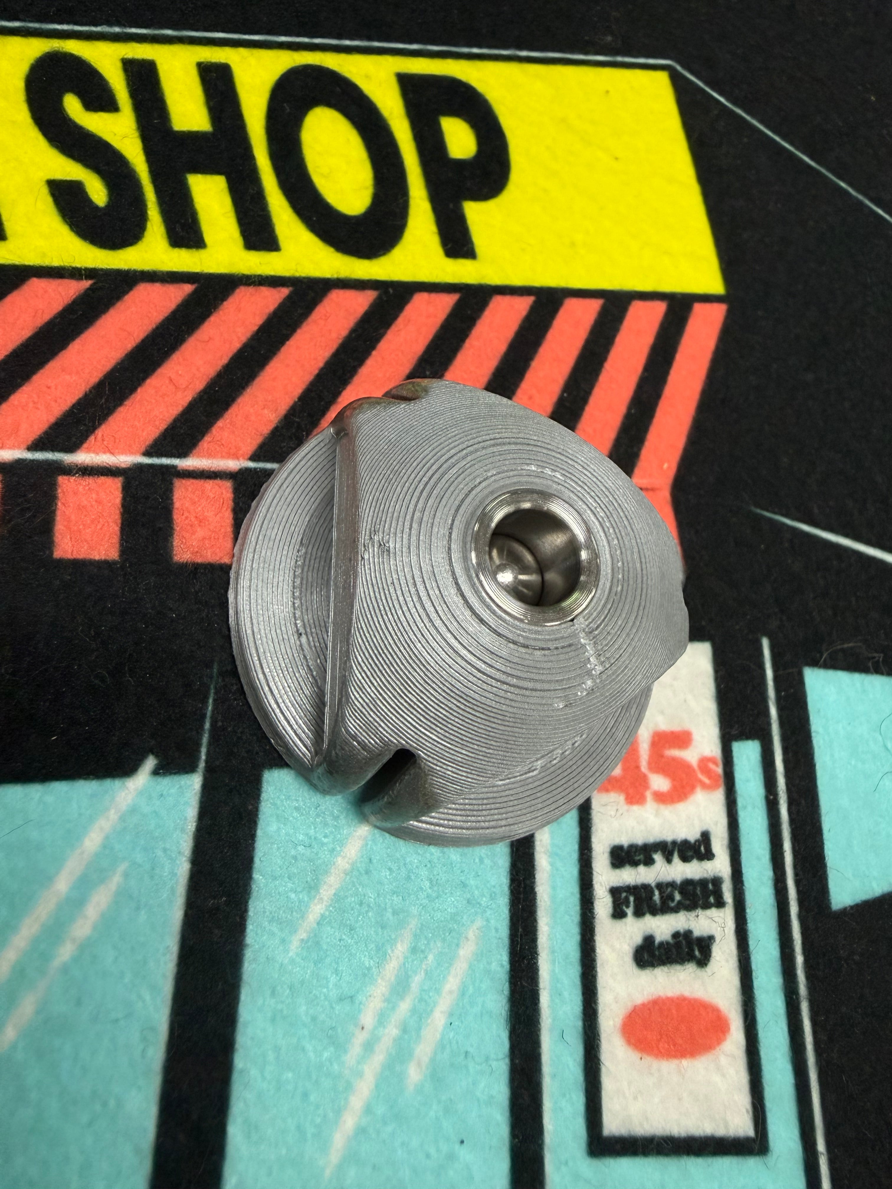 Delta-7 Flexible 45 Adapter - Silver (pair)