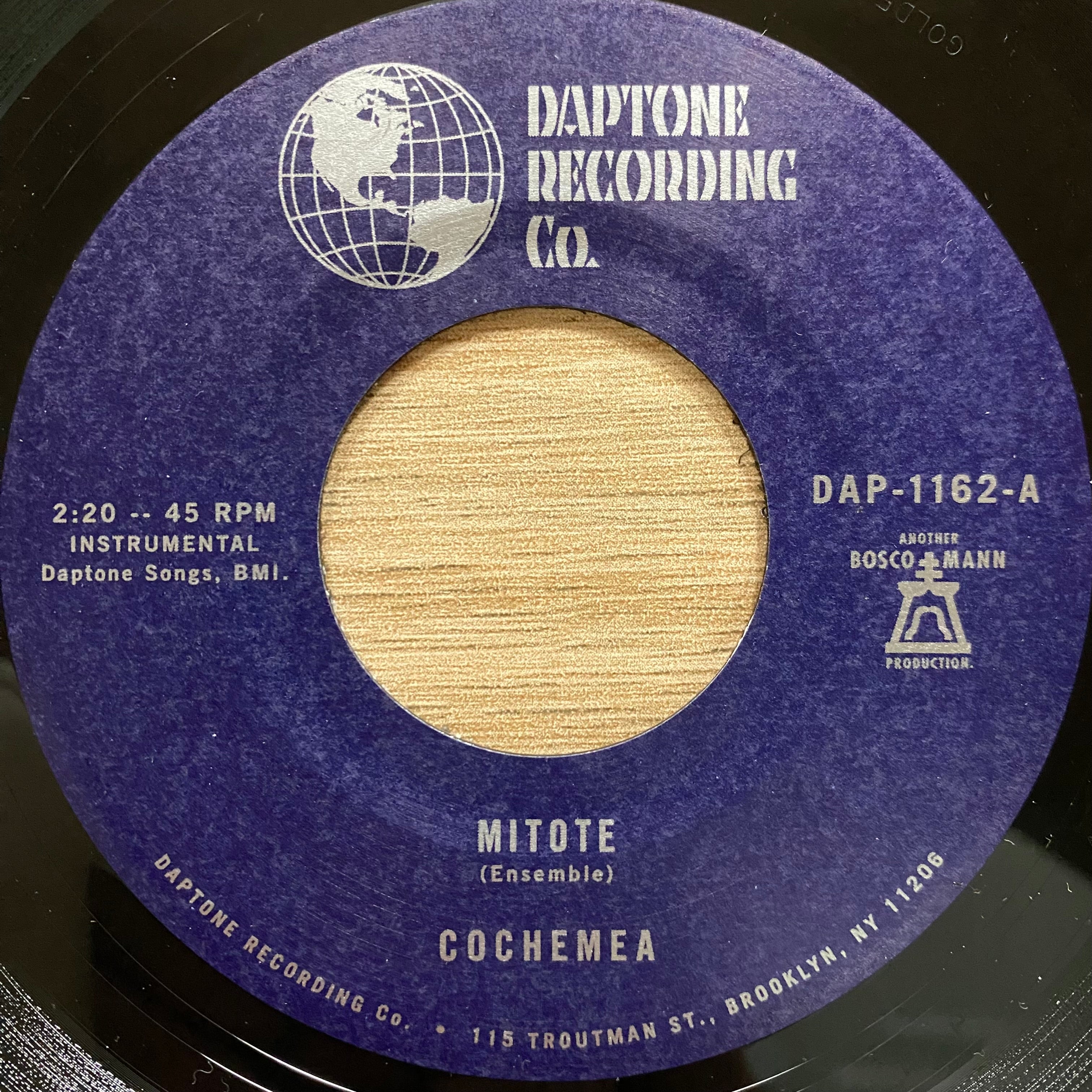 Cochemea - Mitote b/w Dilo (7")