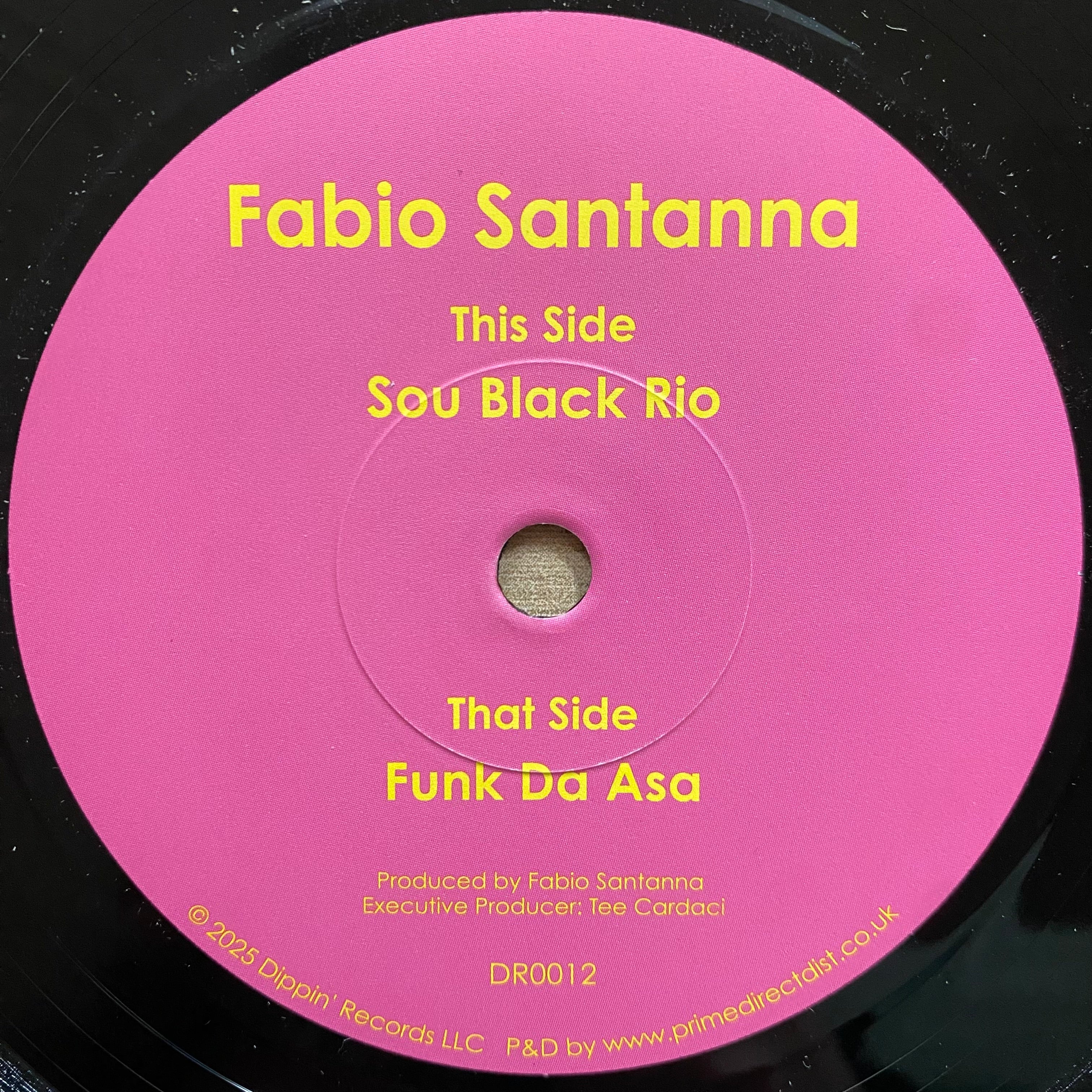 Fabio Santanna - Sou Black Rio b/w Funk Da Asa (7