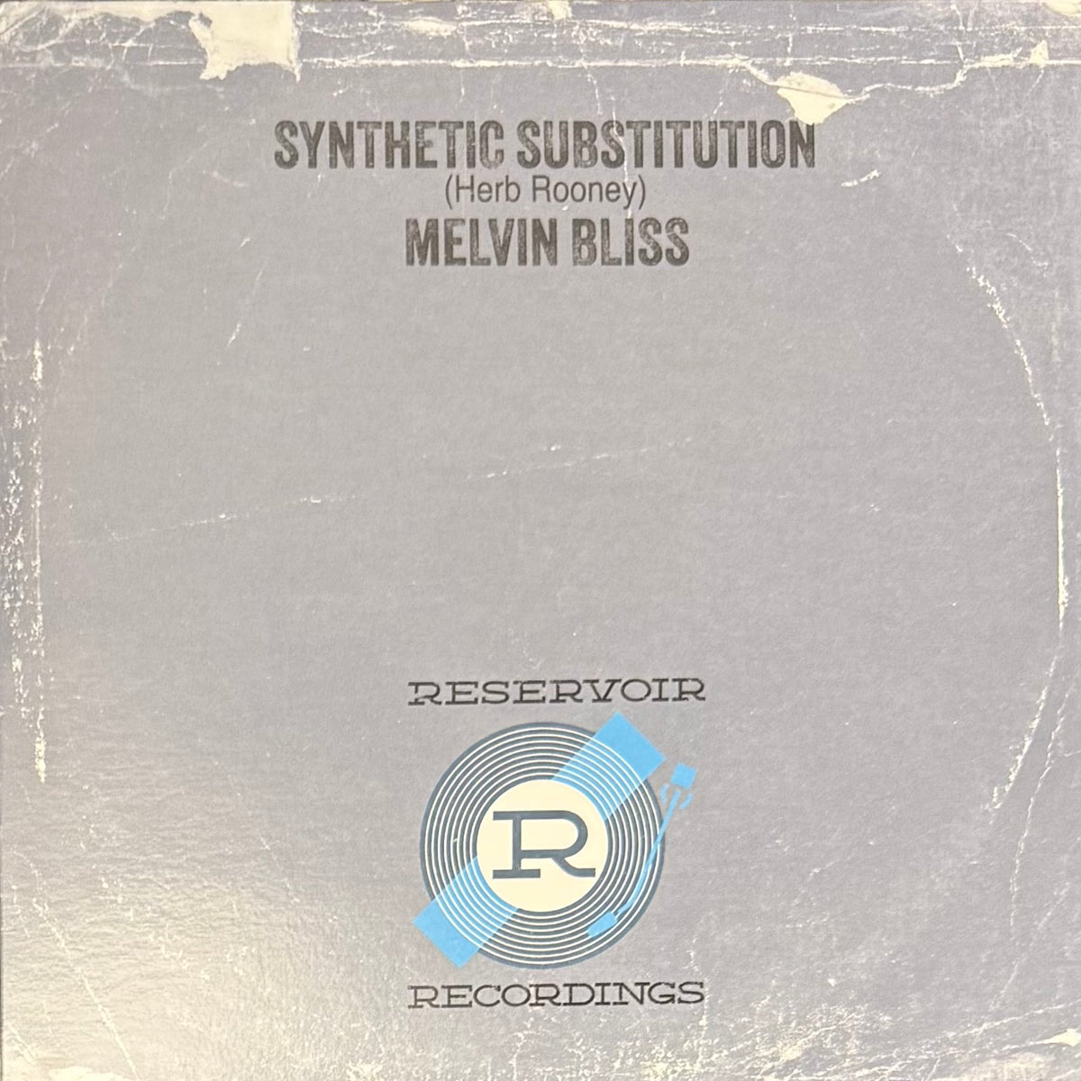 Melvin Bliss - Synthetic Substitution b/w Just Blaze Mix
