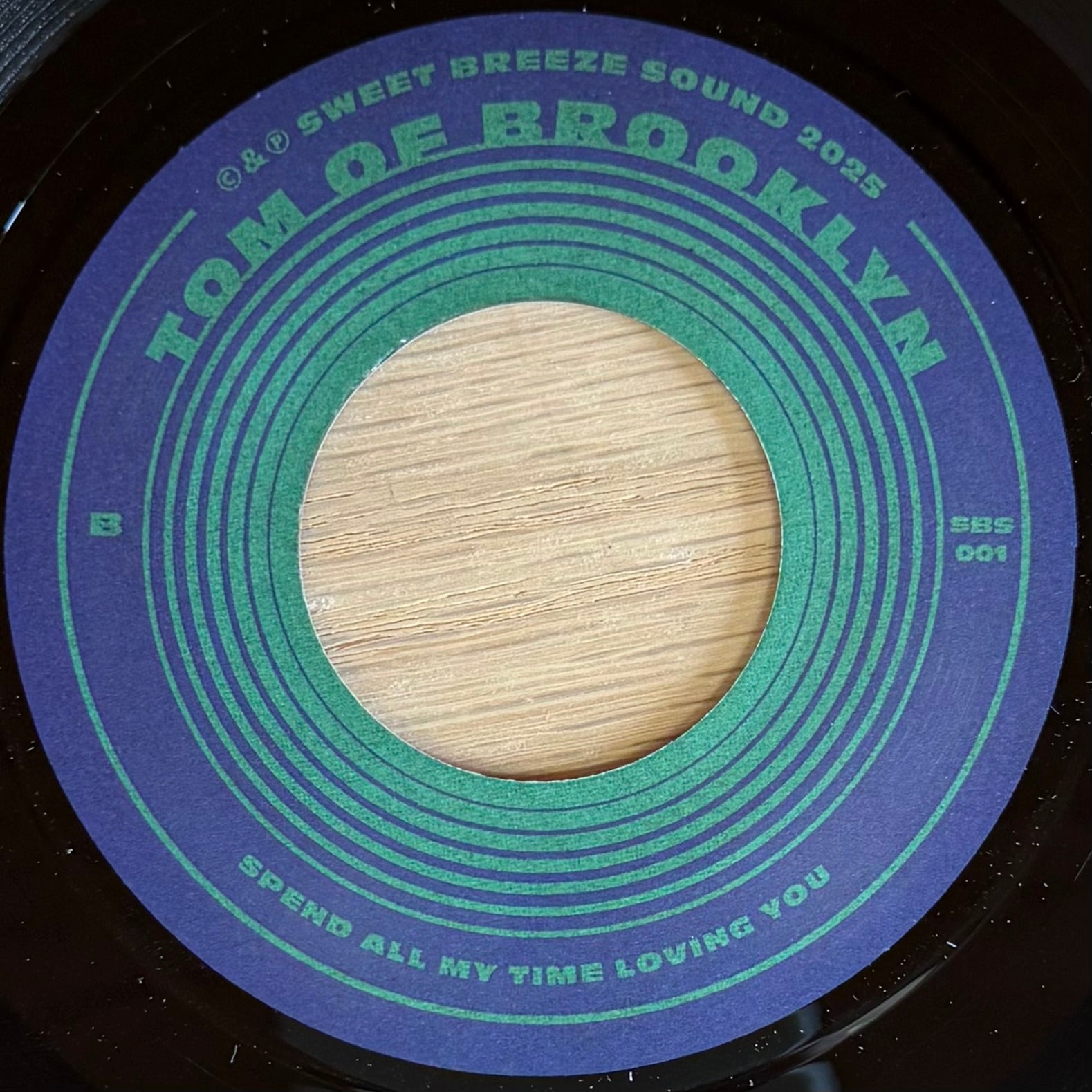 Tom Of Brooklyn - Running From My Love b/w Spend All My Time Loving You (7")