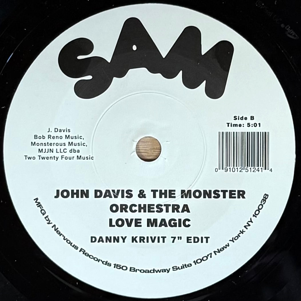 Rhyze - Free (Louie Vega Remix) b/w John Davis & The Monster Orchestra - Love Magic (7")
