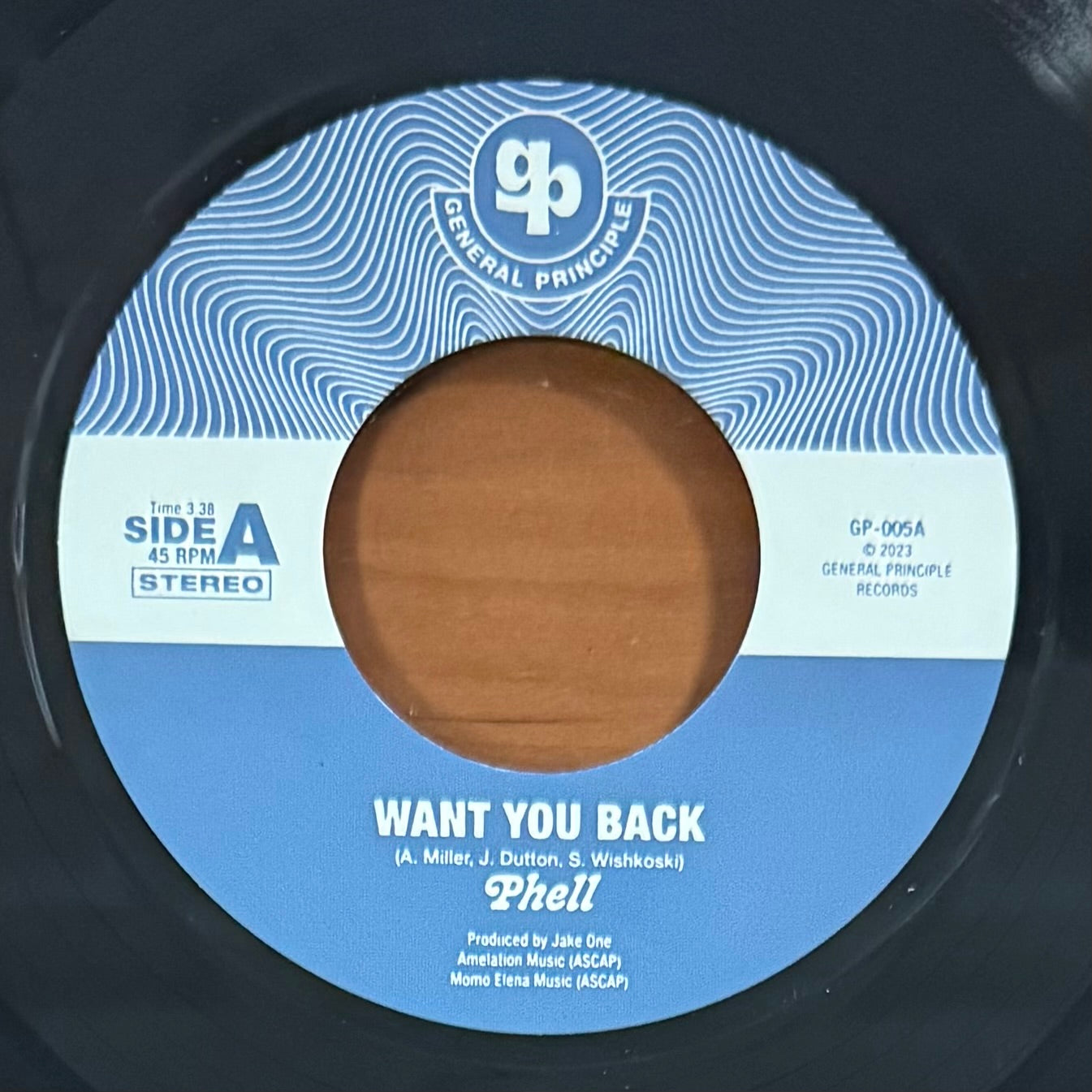 Phell - Want You Back b/w Without Love (Black Vinyl) (7")