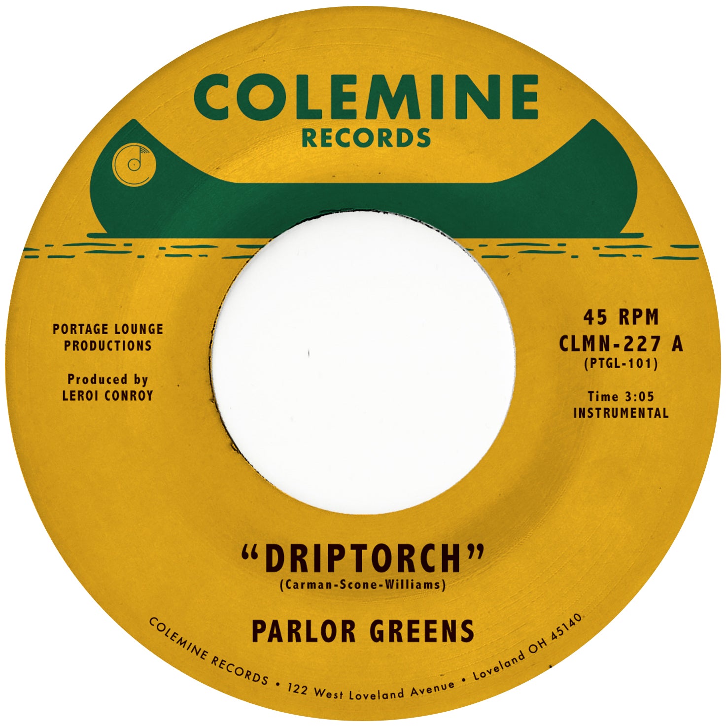 Parlor Greens - Driptorch b/w 200 Dollar Blues