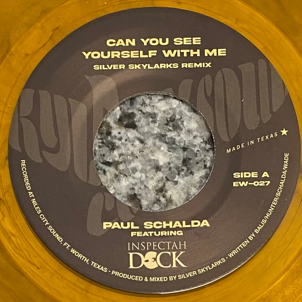Paul Schalda - Can You See Yourself With Me(Remix) feat. Inspectah Deck b/w Skylarkin (Orange Vinyl) (7")