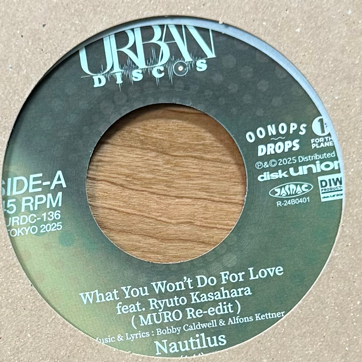 Nautilus - What You Won't Do For Love (MURO Re-edit) b/w Love Theme From Spartacus (Remix)