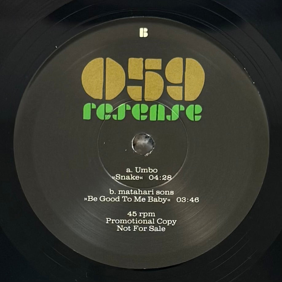 Umbo - Snake b/w Matahari Sons - Be Good To Me Baby