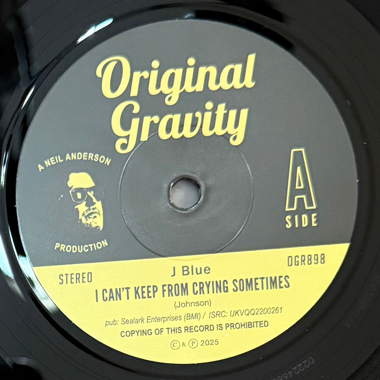 J Blue - I Can't Keep From Crying Sometimes b/w Part 2