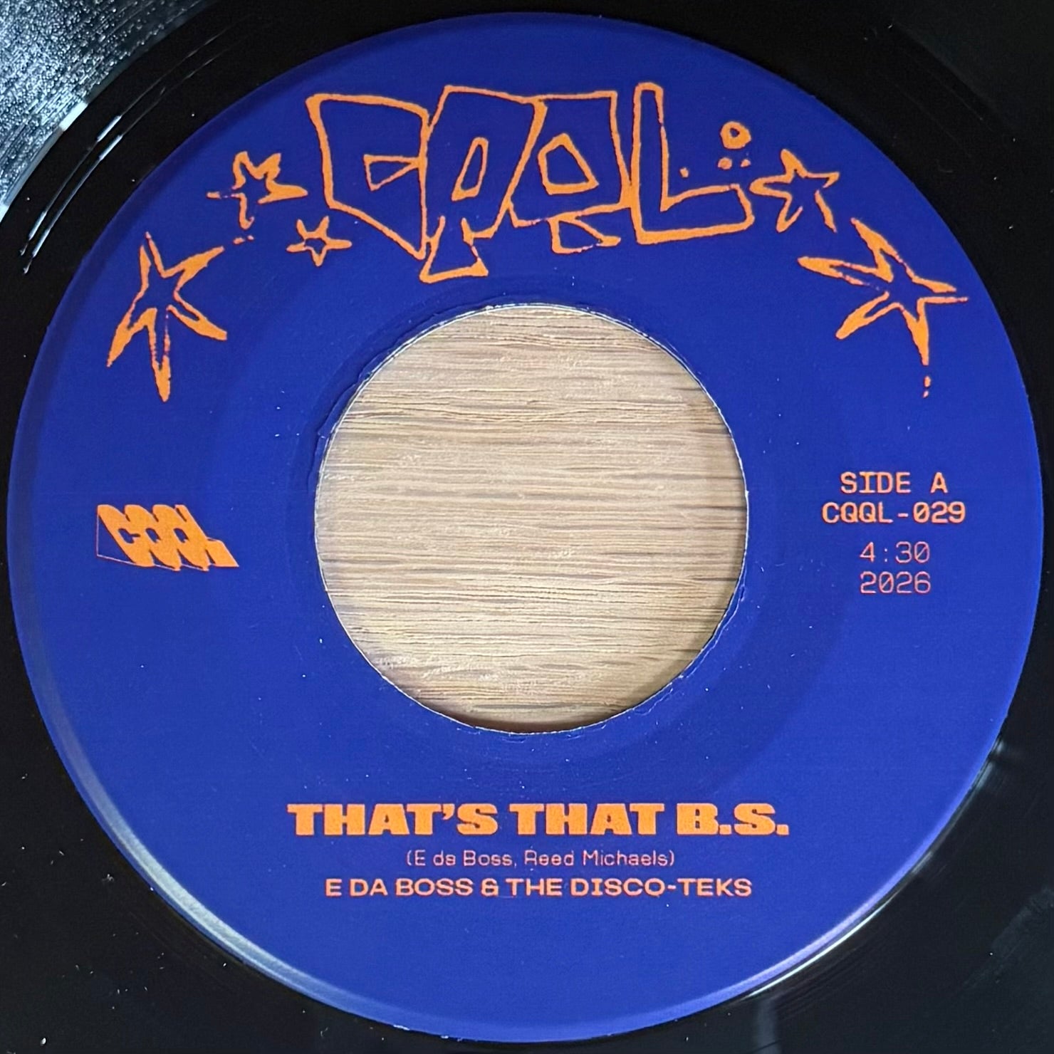 E Da Boss & The Disco-Teks - That's That B.S. b/w The Get Down (7")