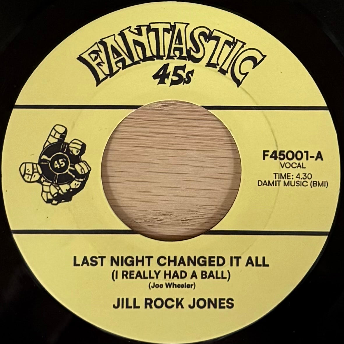 Jill Rock Jones - Last Night Changed It All b/w Instrumental (7")