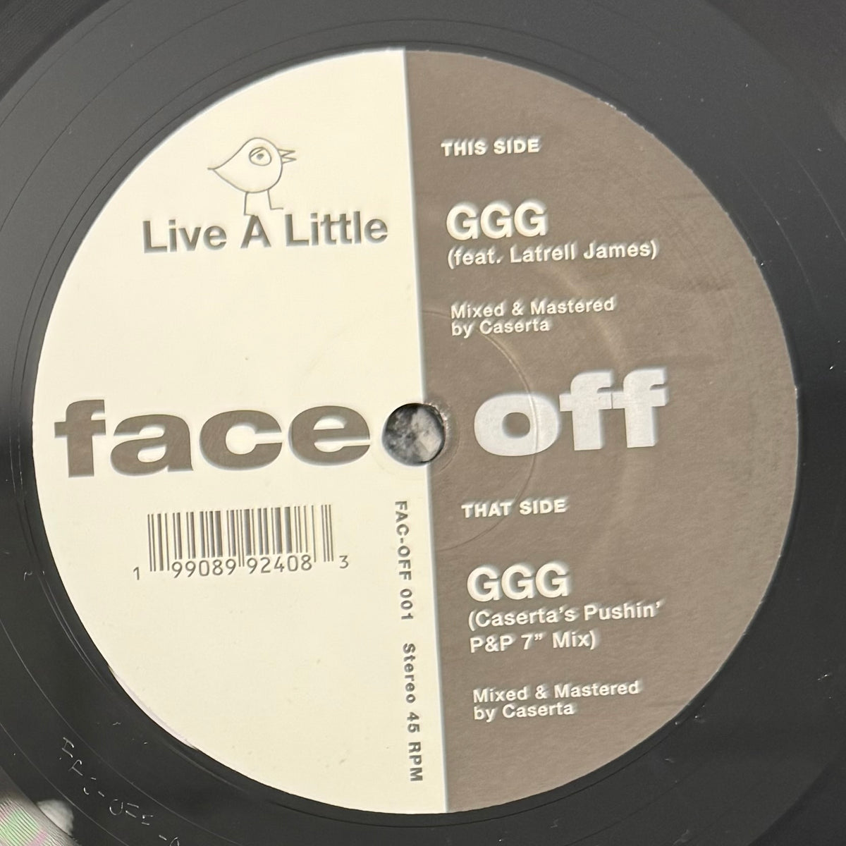 Live A Little - GGG b/w GGG (Caserta Mix)