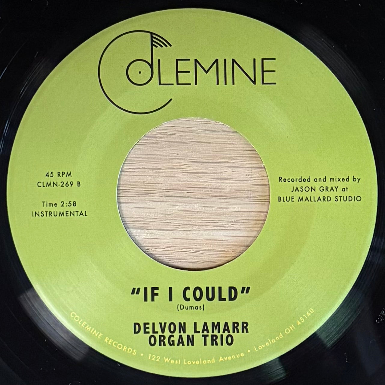 Delvon Lamarr Organ Trio - Chicken Leg b/w If I Could (7")