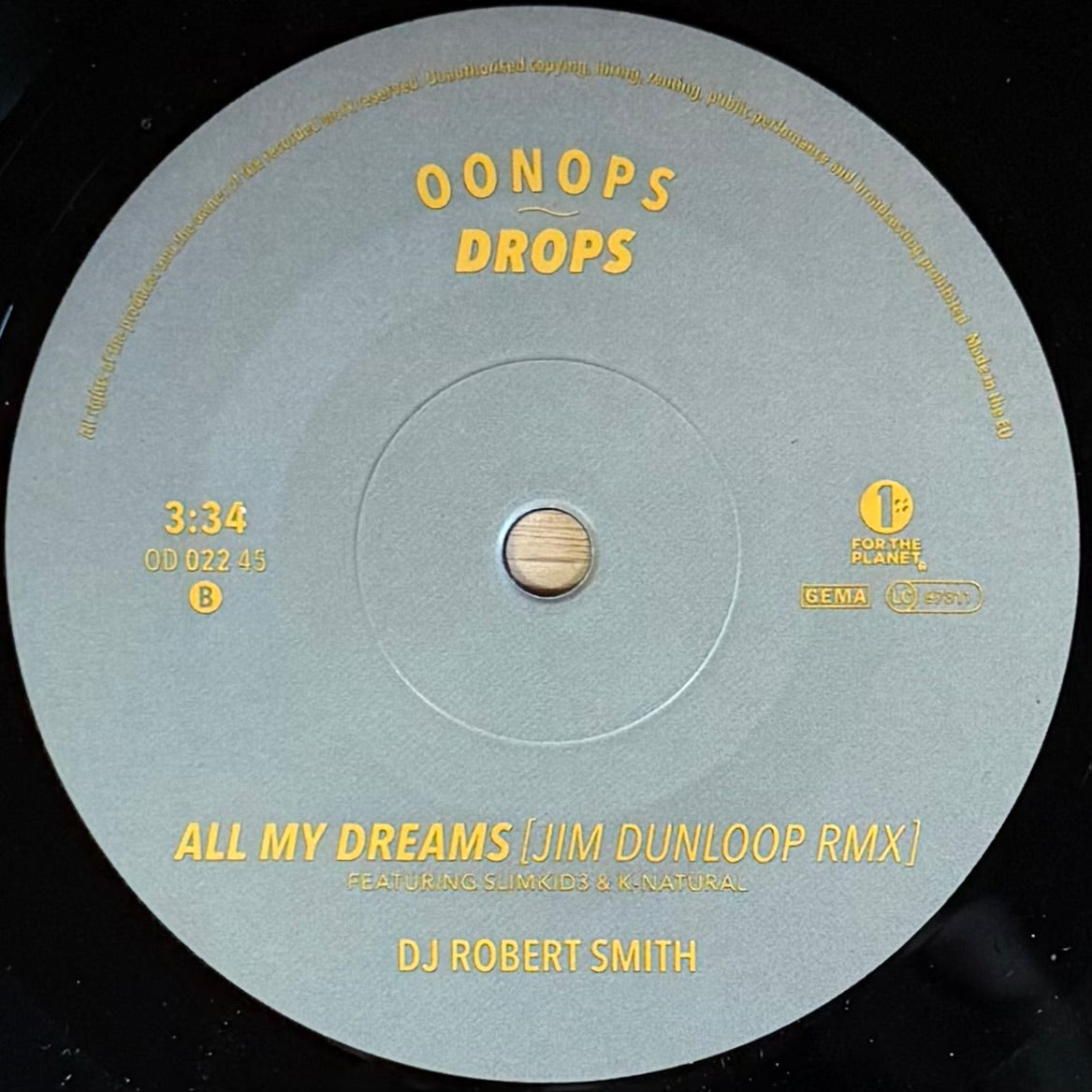 DJ Robert Smith feat. Slimkid3 & K-Natural - All My Dreams b/w Remix (7")