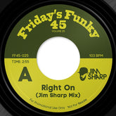 Jim Sharp - Right On b/w Full Love