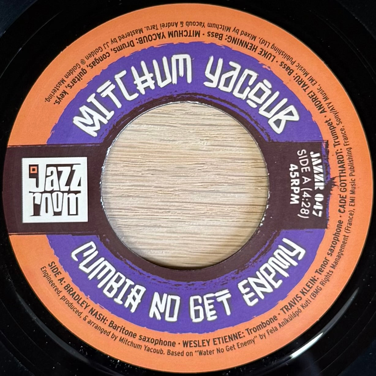 Mitchum Yacoub - Cumbia No Get Enemy b/w Zaire (7")