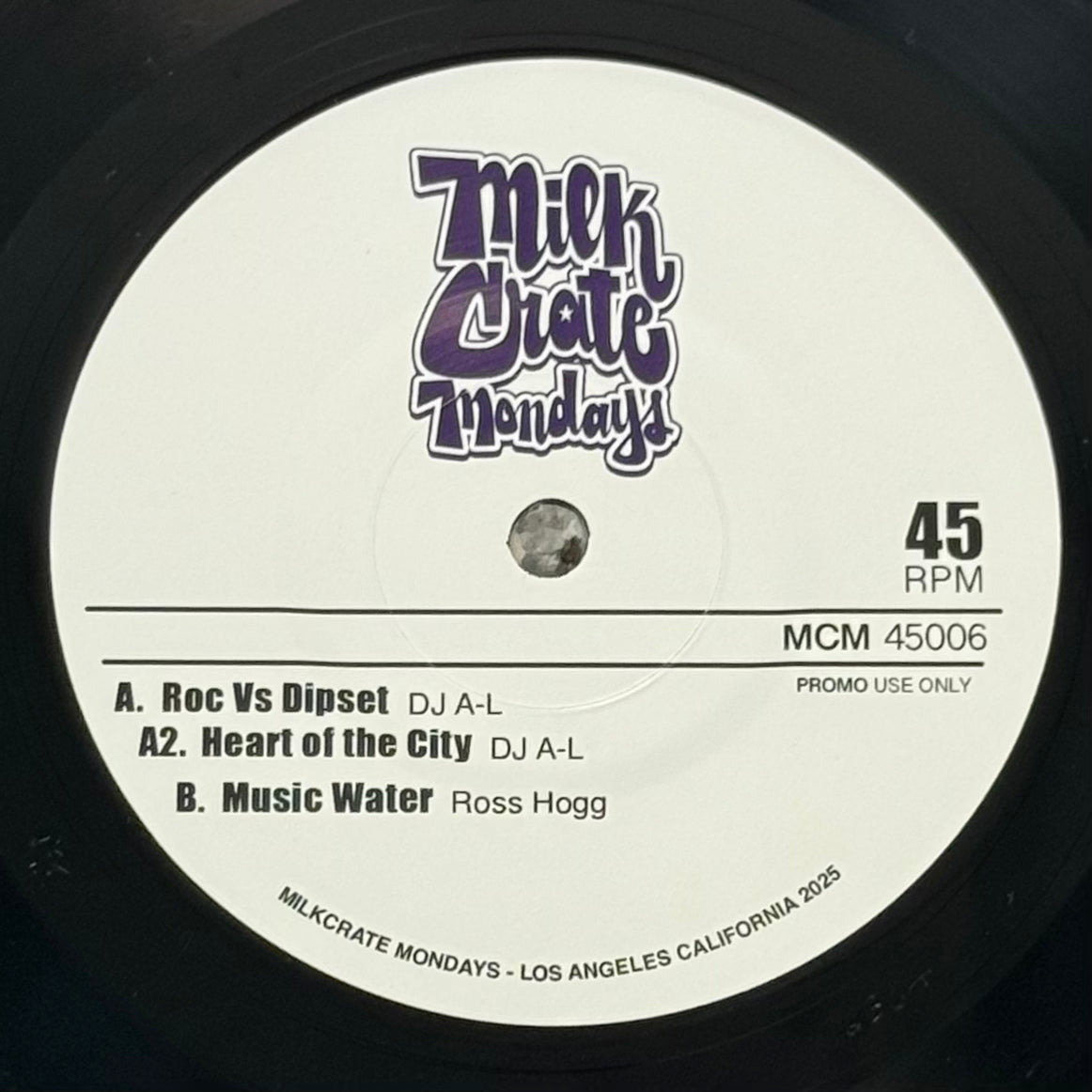 DJ A-L - Roc Vs. Dipset & Heart of the City b/w Ross Hogg - Music Water